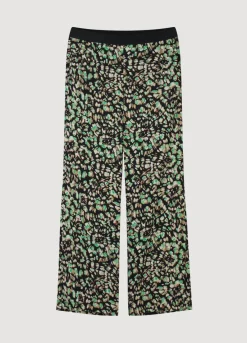 Fashion Summum Airy Long Trousers Black