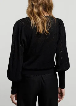 Online Summum Ajour-Knit Jumper Black