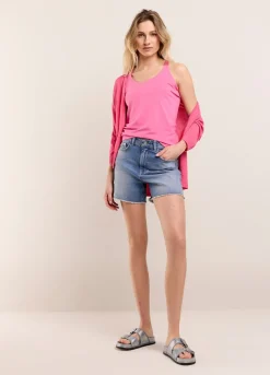 Clearance Summum Basic Vest Top Pink