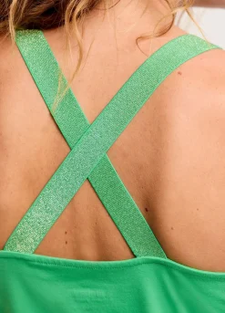 Discount Summum Basic Vest Top Green