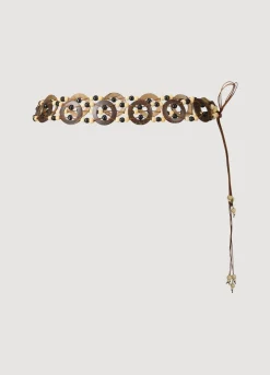 Sale Summum Belt With Coconut Rings Multicolor