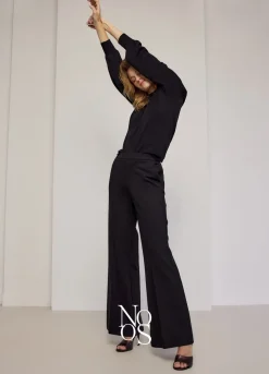 Sale Summum Boot Cut Punto Milano Trousers Black