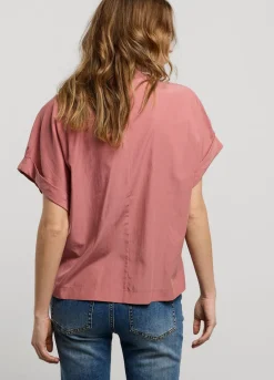 Fashion Summum Bow-Tie Top Pink