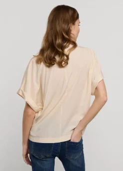 Online Summum Bow-Tie Top Creme