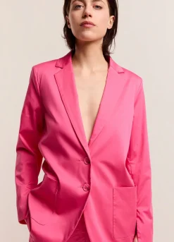 Fashion Summum Boyfriend Blazer Pink