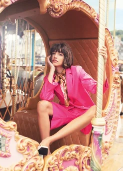Fashion Summum Boyfriend Blazer Pink