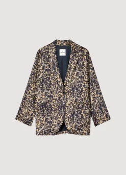 Best Summum Boyfriend Blazer With Print Multicolor