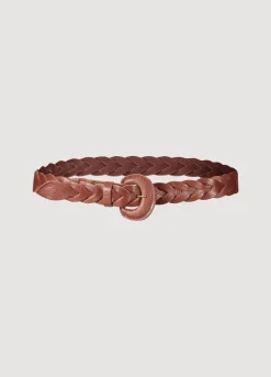 Clearance Summum Braided Belt Brown