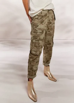 Outlet Summum Camouflage Cargo Trousers Green