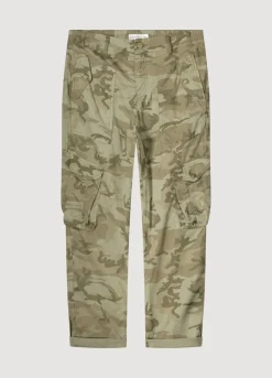 Outlet Summum Camouflage Cargo Trousers Green