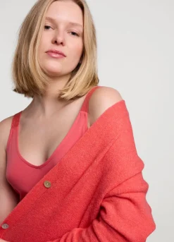 Clearance Summum Cardigan With Mother-Of-Pearl Buttons Pink