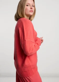 Clearance Summum Cardigan With Mother-Of-Pearl Buttons Pink