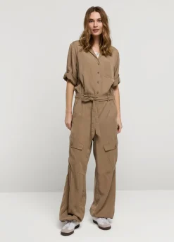 Outlet Summum Cargo Jumpsuit Grey