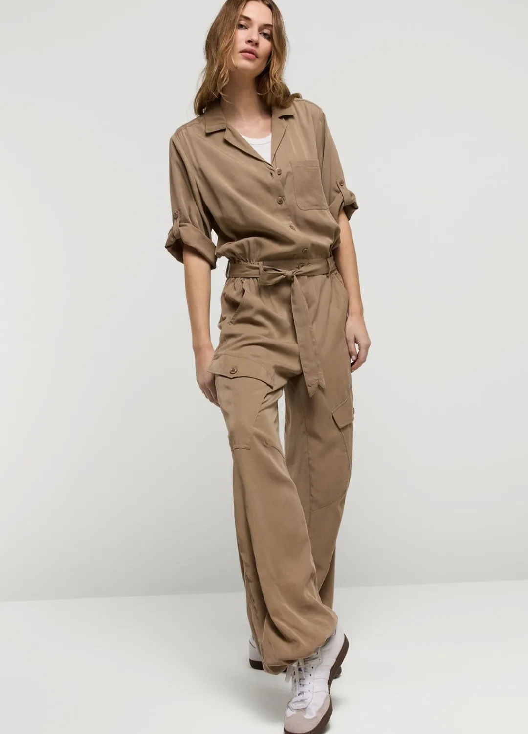 Outlet Summum Cargo Jumpsuit Grey