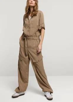 Outlet Summum Cargo Jumpsuit Grey