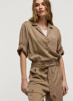 Outlet Summum Cargo Jumpsuit Grey