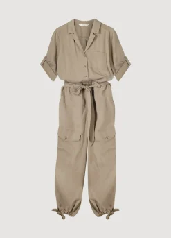 Outlet Summum Cargo Jumpsuit Grey