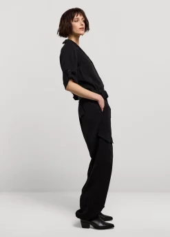 New Summum Cargo Jumpsuit Black