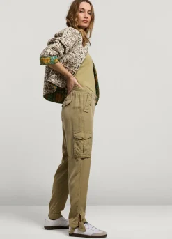 Best Summum Cargo Trousers With Bow Green