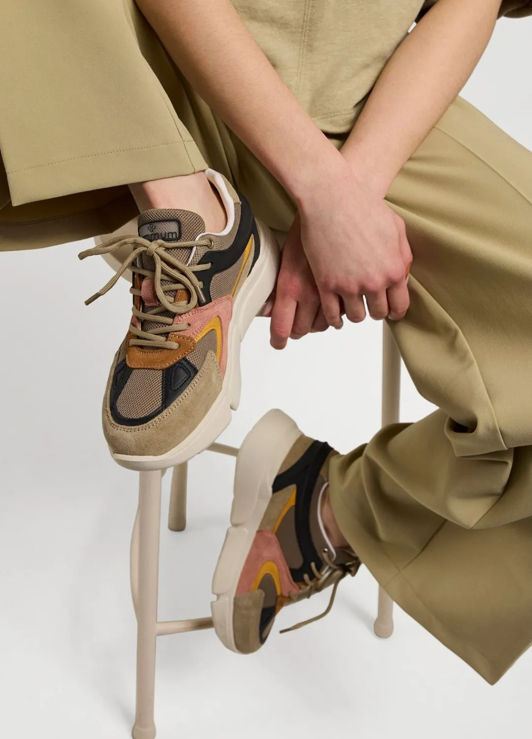Sale Summum Chunky Trainers Green