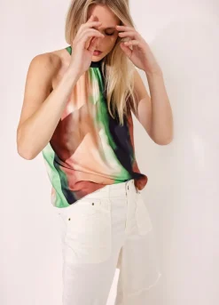 Outlet Summum Cloudy Halter Singlet Multicolor