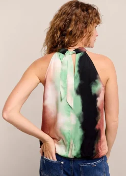 Outlet Summum Cloudy Halter Singlet Multicolor