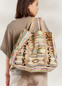 Online Summum Colourful Tote Bag Multicolor