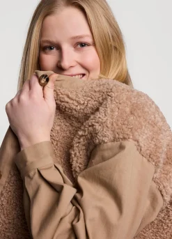 New Summum Cool Teddy Coat Creme