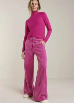 Fashion Summum Corduroy Trousers Pink