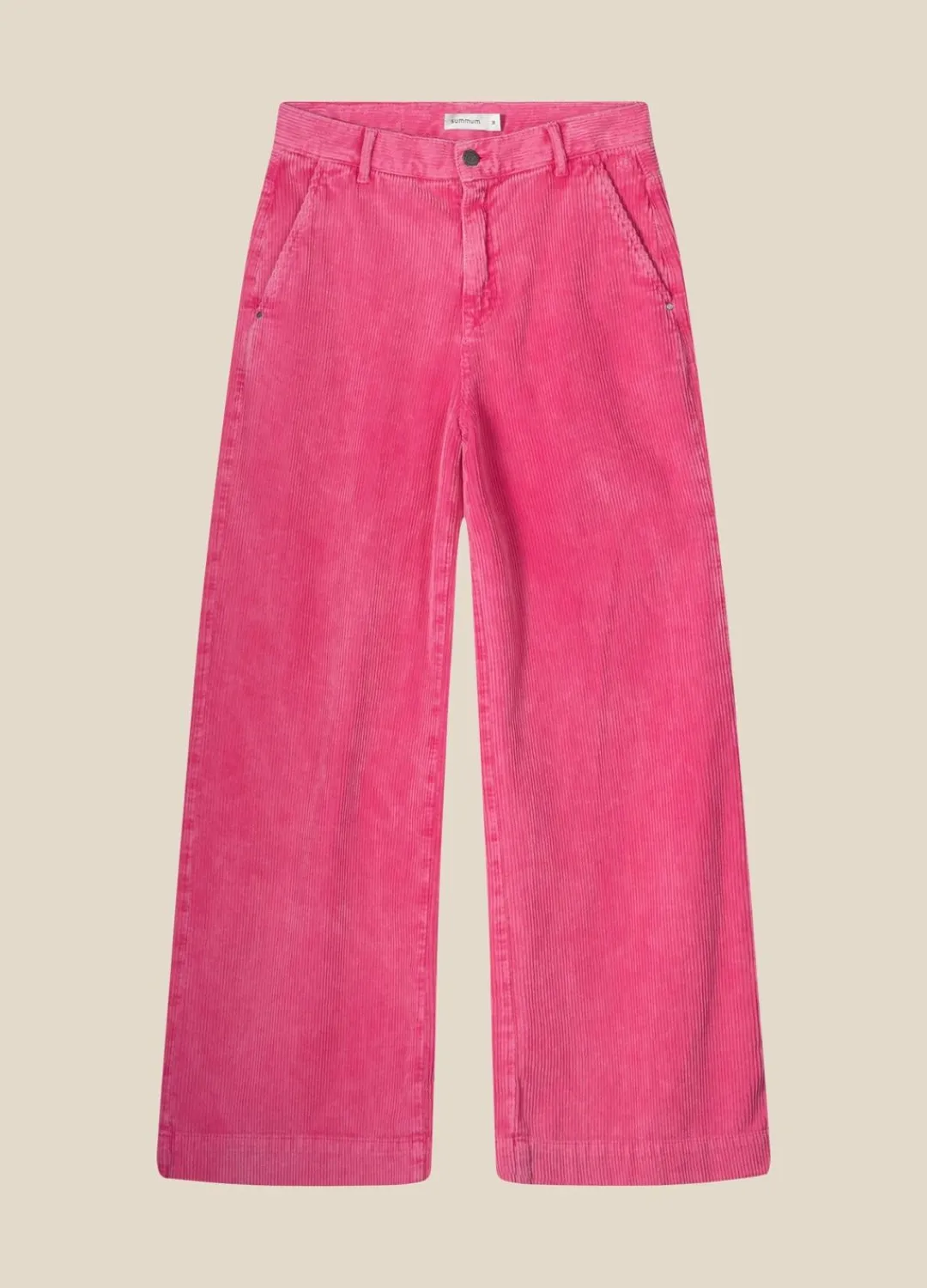 Fashion Summum Corduroy Trousers Pink