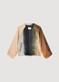 Outlet Summum Faded Bomber Jacket Multicolor