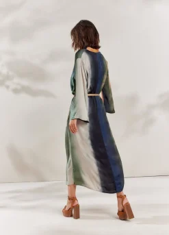 New Summum Faded-Print Dress Multicolor