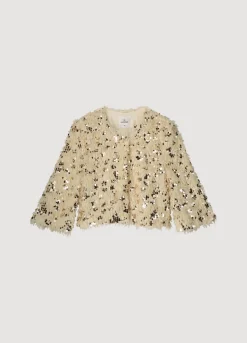 Clearance Summum Festive Short Jacket Creme