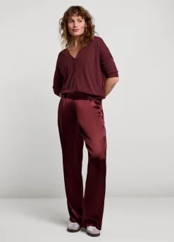 Clearance Summum Fine-Knit Cardigan Red