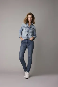 Fashion Summum Fitted Daze Denim Jacket Blue