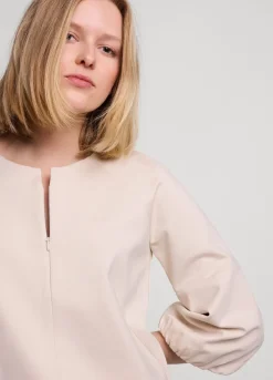 Fashion Summum Fitted Top Creme