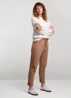Clearance Summum Flowy Chinos Brown