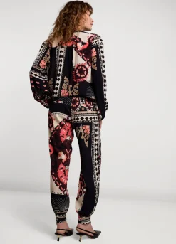 Outlet Summum Flowy Harem Pants Black