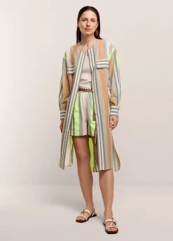 Best Summum Fluorescent Tunic Blouse Multicolor