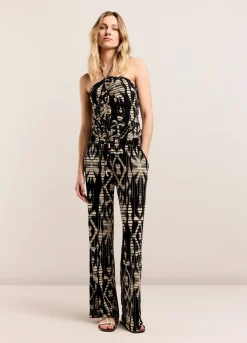 Online Summum Halter Jumpsuit Black