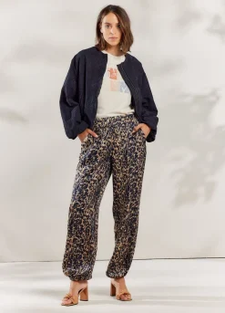 Outlet Summum Harem Trousers With Print Multicolor