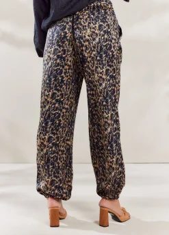Outlet Summum Harem Trousers With Print Multicolor