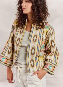 Outlet Summum Ikat Reversible Jacket Multicolor