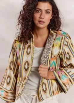 Outlet Summum Ikat Reversible Jacket Multicolor