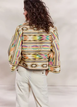 Outlet Summum Ikat Reversible Jacket Multicolor