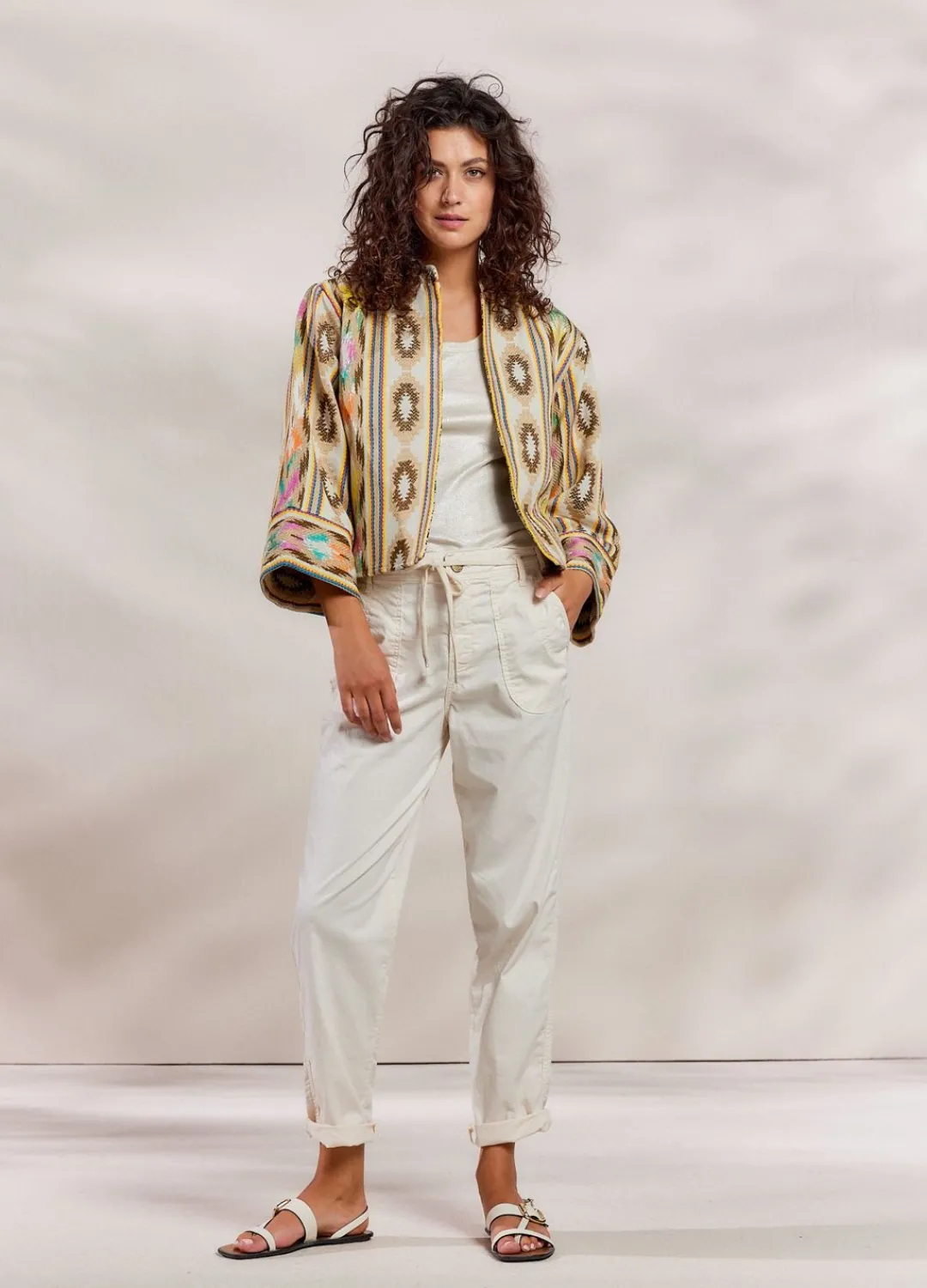 Outlet Summum Ikat Reversible Jacket Multicolor