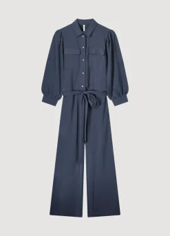 Discount Summum Jersey Jumpsuit Blue