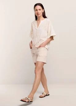 Discount Summum Jogger Fit Shorts Creme