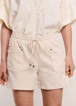 Discount Summum Jogger Fit Shorts Creme