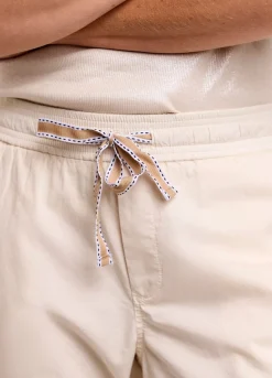 Hot Summum Jogger-Fit Trousers Creme